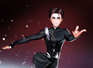 Картинка аниме yuri+on+ice юри катсуки