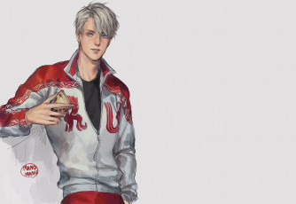 Картинка аниме yuri+on+ice виктор никифоров