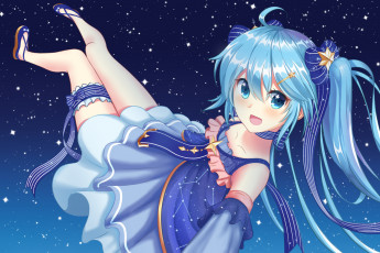 Картинка аниме vocaloid yuki miku hatsune