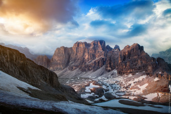 Картинка природа горы снег