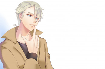 Картинка аниме yuri+on+ice виктор никифоров