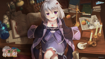 Картинка newton+to+ringo+no+ki аниме lavi gier