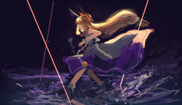 Картинка аниме touhou ibuki suika