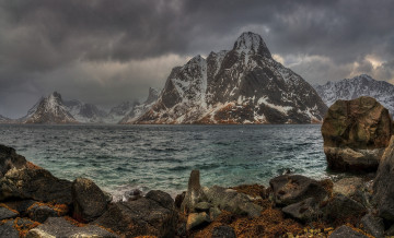 Картинка природа реки озера озеро горы облака