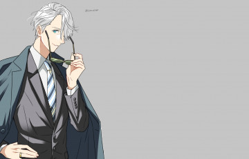 Картинка аниме yuri+on+ice виктор никифоров