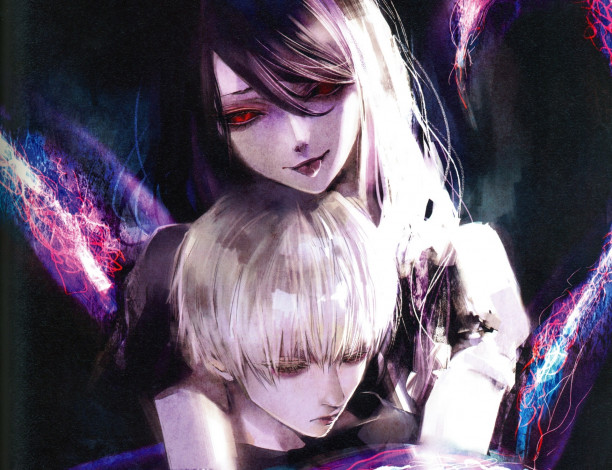 Обои картинки фото аниме, tokyo ghoul, канеки