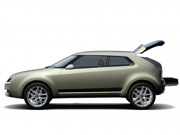 Обои картинки фото saab 9-3x concept 2002, автомобили, saab, concept, 9-3x, 2002