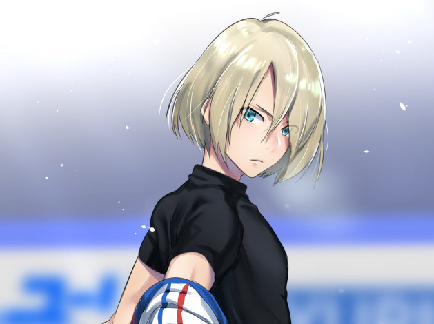 Обои картинки фото аниме, yuri on ice, юрий, плиседский