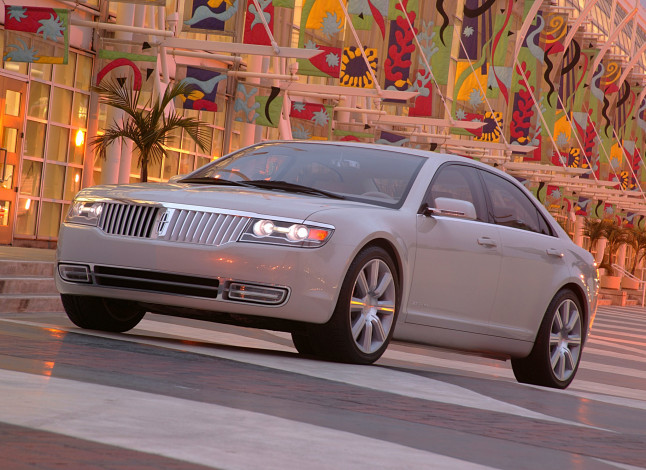 Обои картинки фото lincoln zephyr concept 2004, автомобили, lincoln, concept, zephyr, 2004