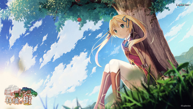 Обои картинки фото newton to ringo no ki, аниме, alice, bedford