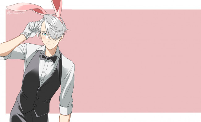Обои картинки фото аниме, yuri on ice, виктор, никифоров