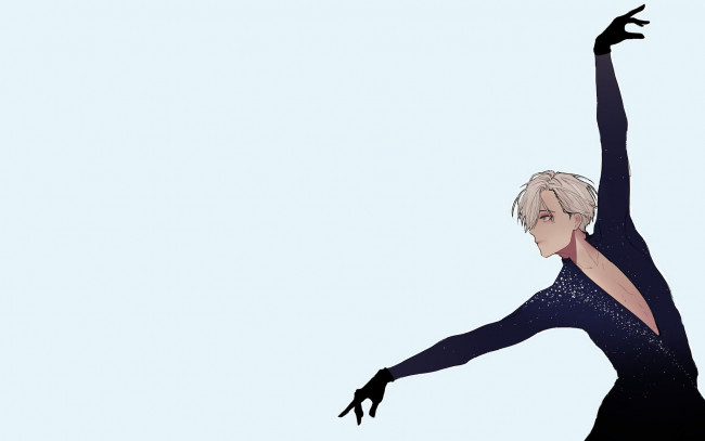 Обои картинки фото аниме, yuri on ice, виктор, никифоров