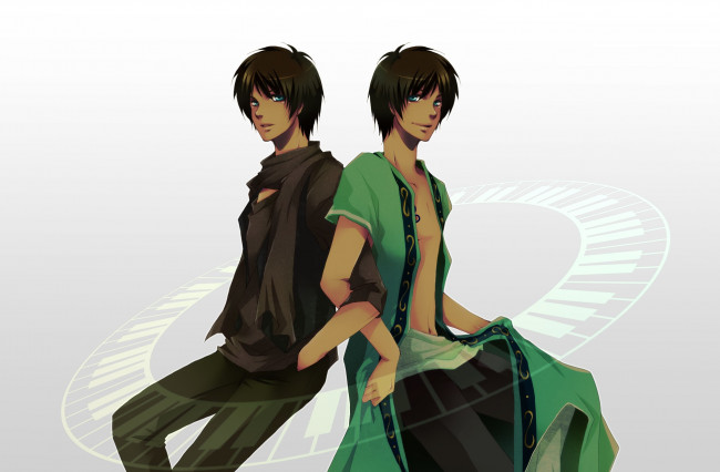 Обои картинки фото аниме, uta no prince-sama, парни