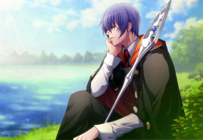 Обои картинки фото аниме, wand of fortune, парень