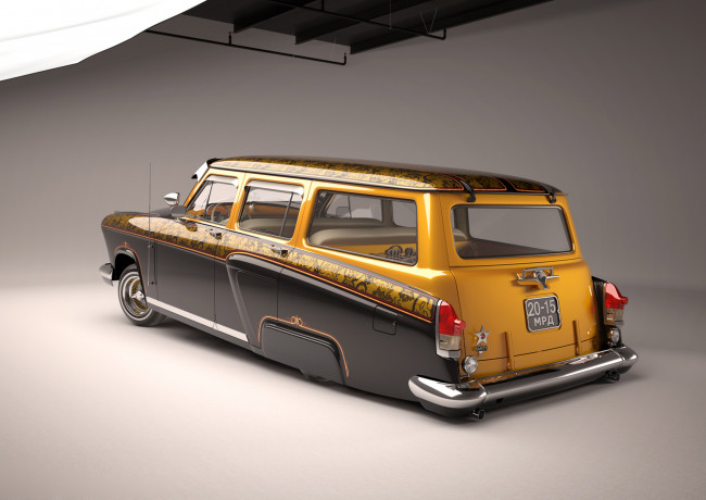 Обои картинки фото волга газ-21 тюнинг, автомобили, газ, газ-21, волга, тюнинг