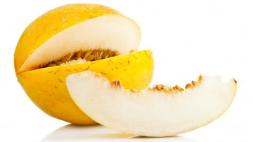 Картинка еда дыня ломтик