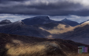 Картинка календари природа 2018 гора облака