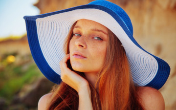 Картинка ann+glazyrina девушки ann+glazyrina+ indiana+a макияж взгляд сексуальная поза флирт стройная ann glazyrina indiana a шляпа лицо портрет девушка модель рыжеволосая красотка