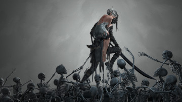 Картинка ghost+blade фэнтези _ghost+blade+ +призрачный+клинок guweiz девушка