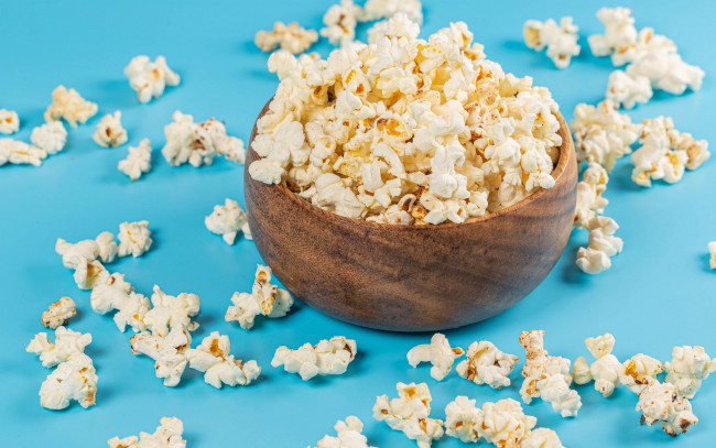 Обои картинки фото еда, кукуруза, попкорн, воздушная