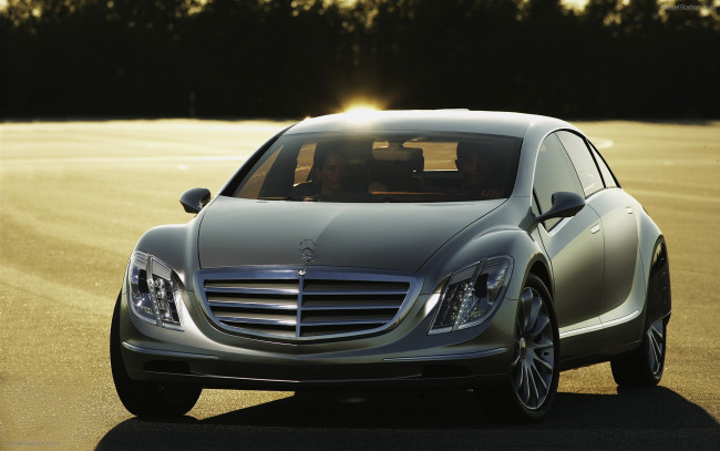 Обои картинки фото mercedes f-700, автомобили, mercedes-benz, мерседес, серебристый