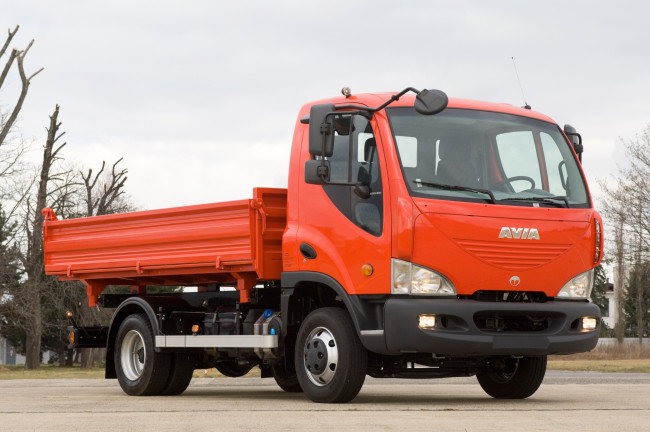 Обои картинки фото avia, автомобили, грузовики, автомобиль, грузовой, самосвал