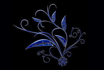 обоя векторная графика, цветы , flowers, растение