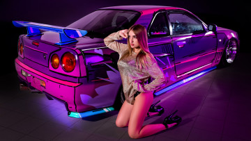 Картинка автомобили -авто+с+девушками красивая девушка авто