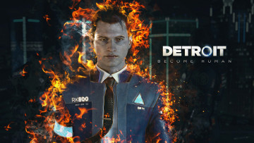 Картинка видео+игры detroit +become+human connor коннор become human