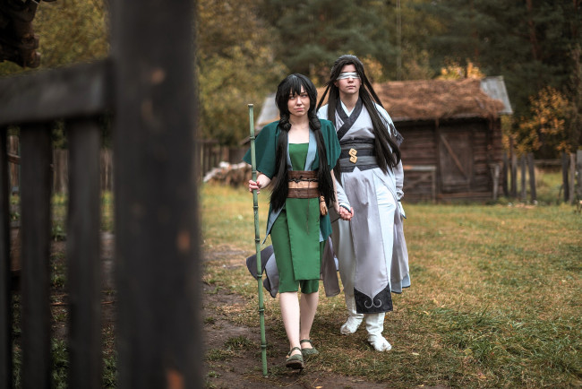 Обои картинки фото девушки, - креатив,  косплей, образы, костюмы