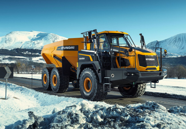 Обои картинки фото техника, строительная техника, hyundai