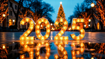 обоя праздничные, - разное , новый год, новый, год, 2025