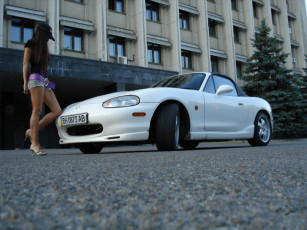 Картинка автомобили авто девушками