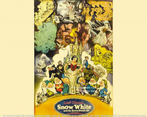 обоя мультфильмы, snow, white, and, the, seven, dwarfs