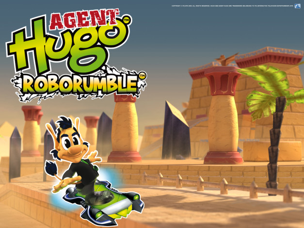Обои картинки фото agent, hugo, roborumble, видео, игры