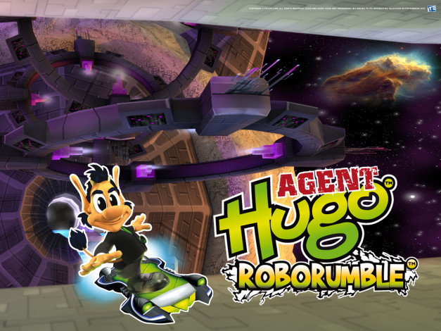 Обои картинки фото agent, hugo, roborumble, видео, игры