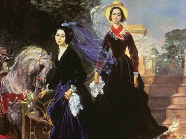 Обои картинки фото карл, брюллов, рисованные