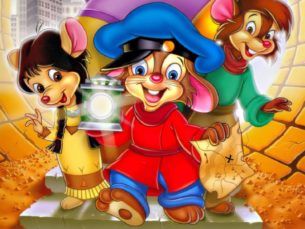 Обои картинки фото мультфильмы, an, american, tail