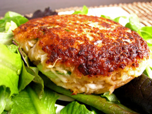 Картинка еда мясные+блюда котлета зелень мясная