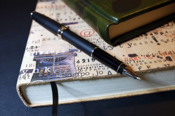 Картинка разное канцелярия +книги книги перо