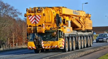 Картинка mcnally`s+liebherr+ltm1500 техника краны тяжелый самоходный кран автошасси