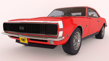 Картинка автомобили 3д chevy 1967 z28 camaro
