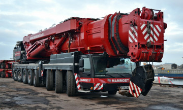 обоя mammoet liebherr ltm1500, техника, краны, тяжелый, самоходный, кран, автошасси