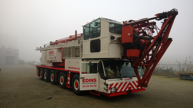 Обои картинки фото техника, краны, тяжелый, самоходный, кран, автошасси