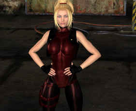 Картинка 3д+графика люди+ people фон блондинка взгляд девушка