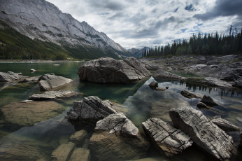 Картинка природа реки озера вода камни горы