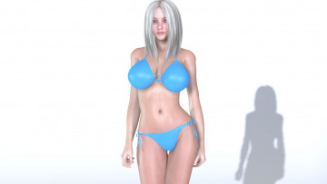 Картинка 3д+графика люди+ people фон взгляд девушка