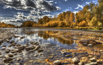 Картинка природа реки озера лес осень река