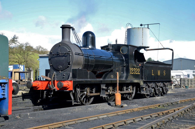 Обои картинки фото техника, паровозы, паровоз, дорога, железная