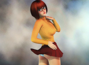 Картинка 3д+графика люди+ people девушка фон взгляд